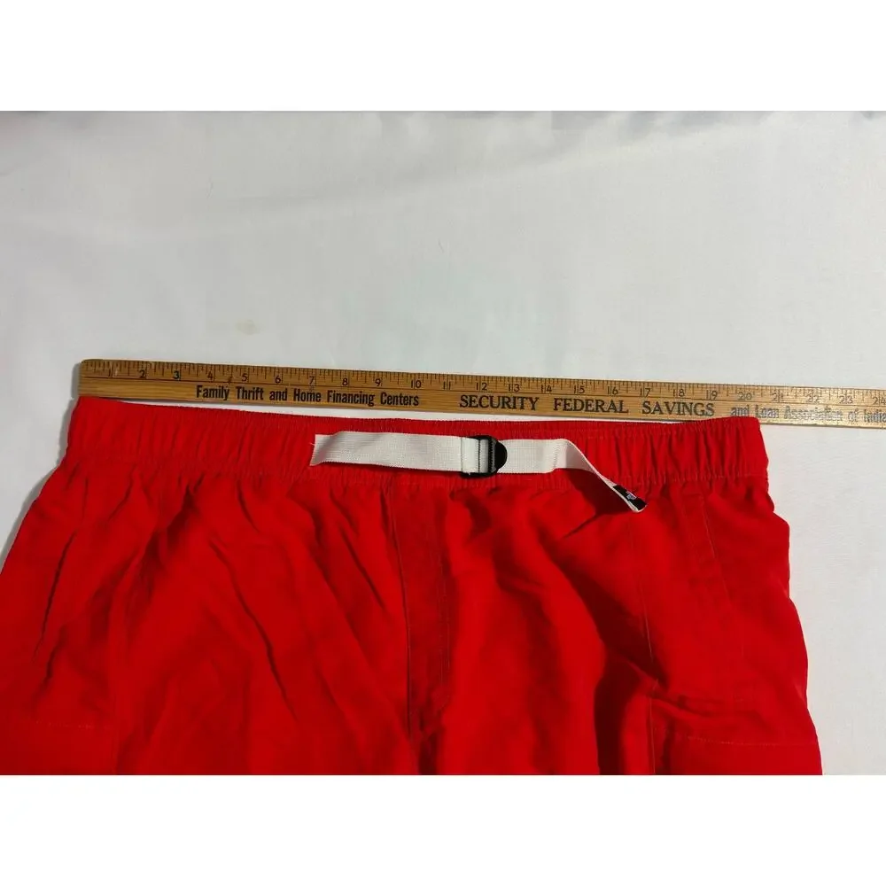 The North Face Red & White Shorts with Belt - Men's Size XXL (5